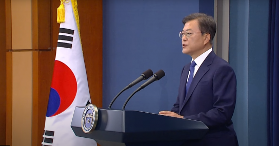 문대통령 취임 3주년 연설…“세계를 선도하는 대한민국 목표 ”