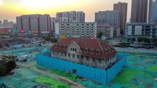 中 100년 건축물 유압 잭올림 설비로 이전키로