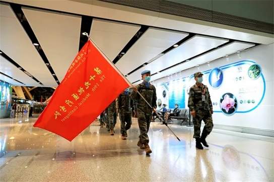 中 제19 진 평화유지부대 제2 제대 레바논 향발