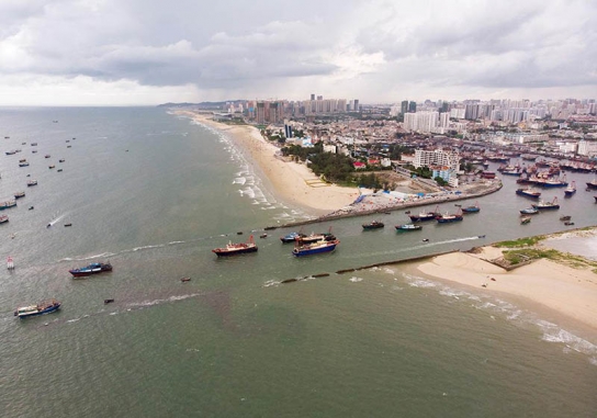 中 광시 어획 금지기 결속, 천범(千帆) 어선 출해