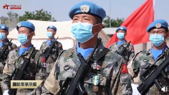 中 평화유지부대 유엔 ‘평화영예훈장’ 획득