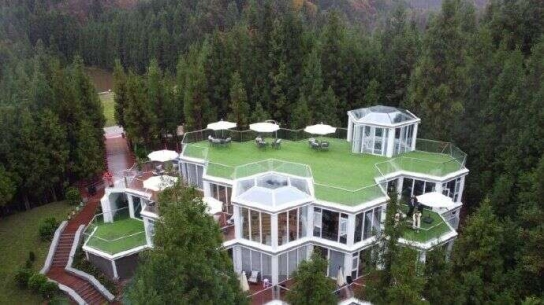 中 충칭 고속도로 첫 도서관 '삼림서옥'