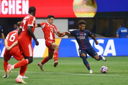 9명으로 버틴 PSG, 바이에른 꺾고 클럽월드컵 4강 진출…무시알라 중상 악재