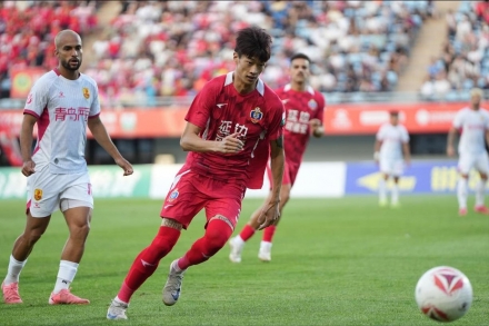 황전페이의 한 방…연변, 칭다오 꺾고 3위로 '우뚝'