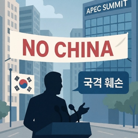 민주당 “APEC 정상회의 앞두고 반중 현수막? 국격 훼손 행위”