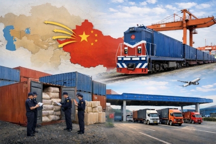 중국, 중아시아와 교역 1,000억 달러 돌파… 최대 교역국으로 부상