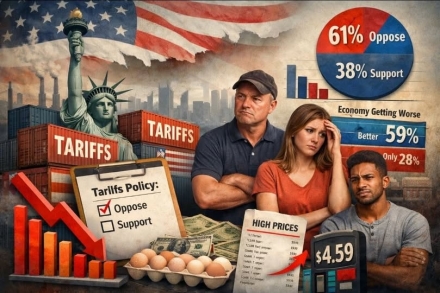 대다수 미국인, 관세 정책이 경제에 해롭다고 인식
