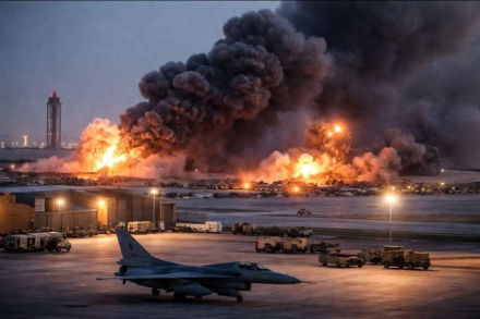 이란 미사일, UAE 알다프라 공군기지 타격… 걸프 미군기지 전면 위협