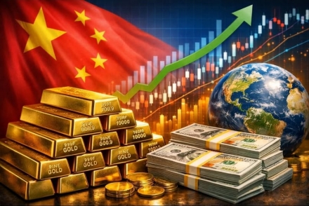 중국, 금 보유 16개월 연속 확대… 외환보유액 3조4278억달러로 증가