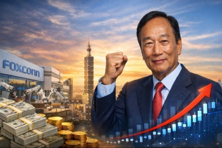 AI 특수에 폭스콘 질주… 궈타이밍, 대만 부호 1위 복귀
