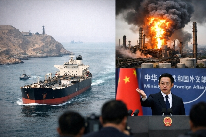 中 “호르무즈 원유 안전 요구 여부엔 답 안 해”…“무력은 악순환” 경고