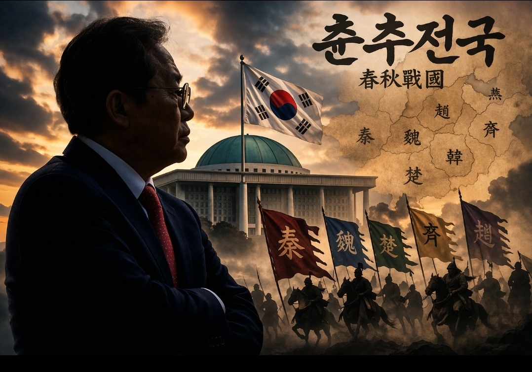 “‘춘추전국’ 꺼낸 홍준표…한국 정치 정면 비판”