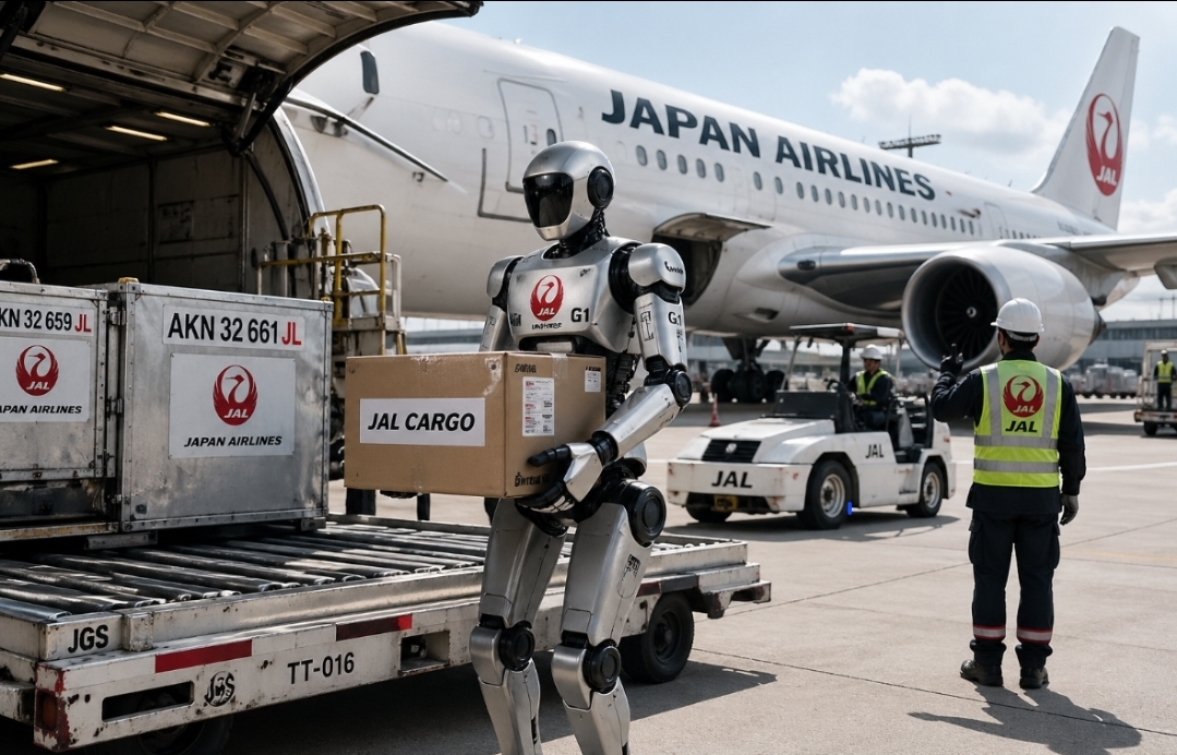 고령화 대응 나선 일본…공항에 휴머노이드 로봇 투입