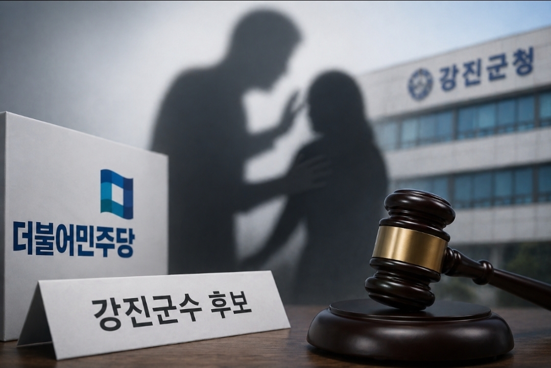 강진원 강진군수 후보 ‘성추행 의혹’ 제기…민주당 “사퇴 촉구”