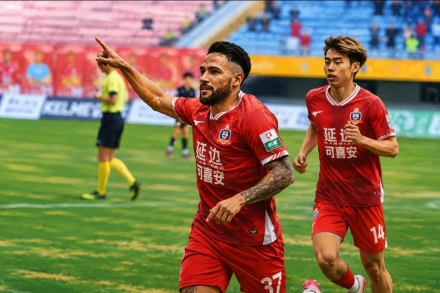 연변 룽딩, 광시 헝천과 1-1 무승부… 4경기 연속 무승부