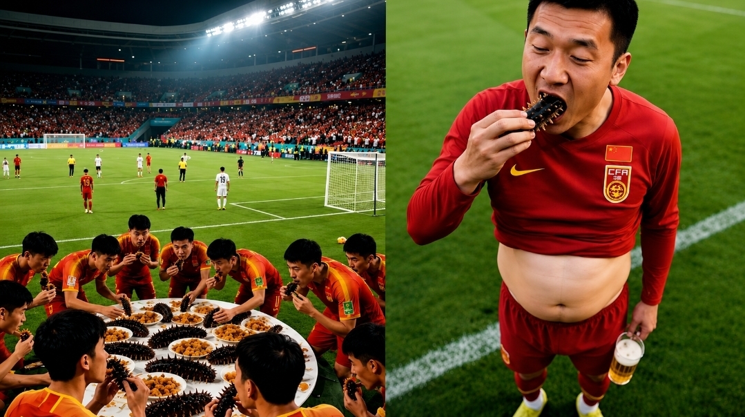 "골 대신 해삼?" 월드컵 보며 터진 중국 팬들의 분노