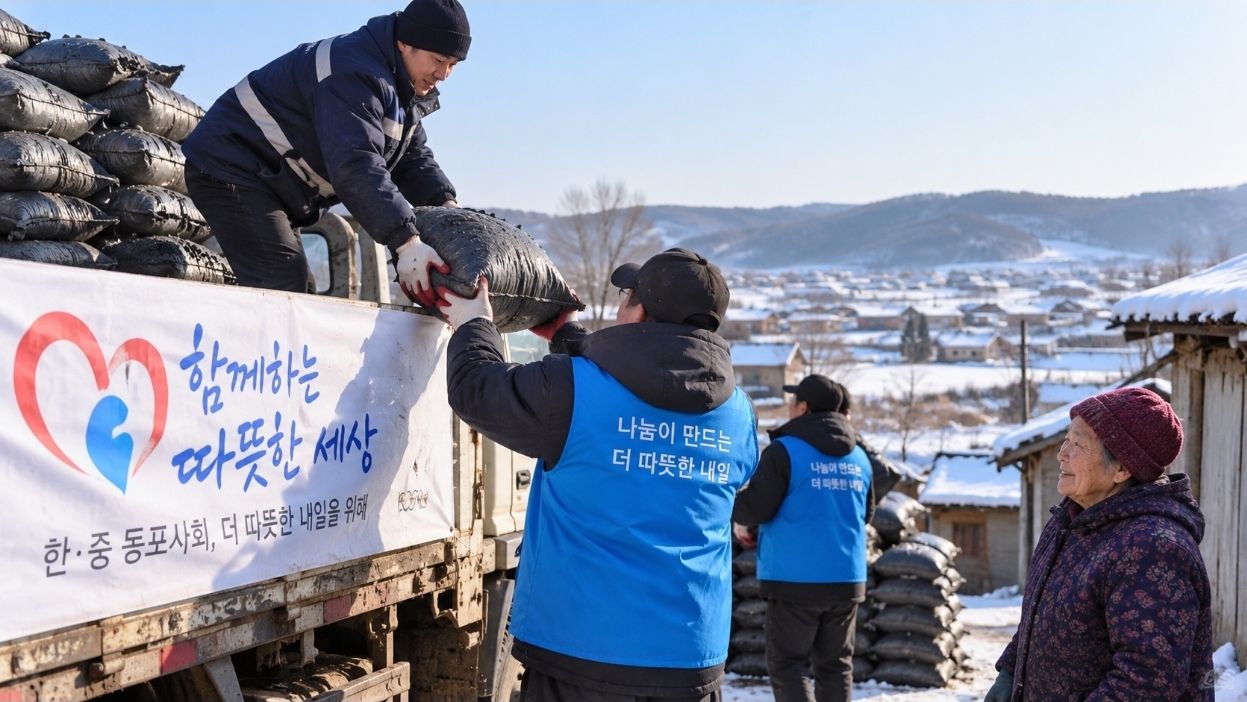 11년간 연변 1200가구에 석탄 1430t…한·중 동포사회 잇는 민간 나눔