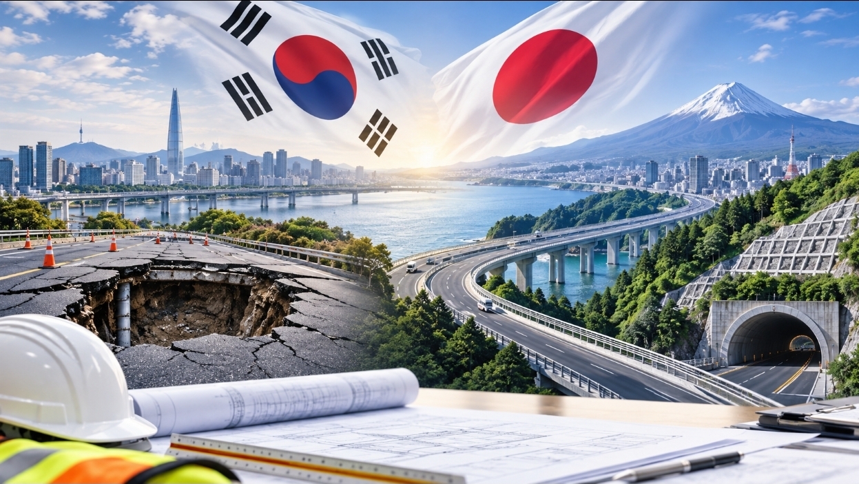 한일, 도로 함몰·비탈면 안전대책 공유…도로교류회의 개최