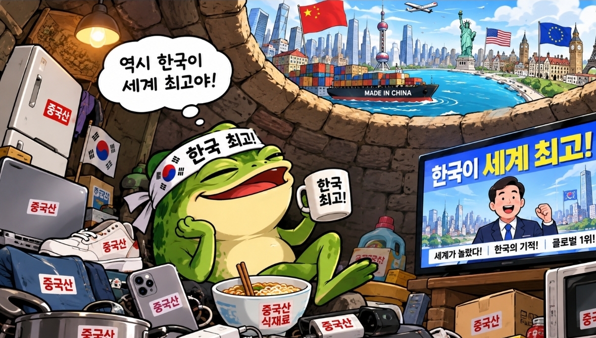우물 안 개구리의 착각…한국만 최고라는 세상