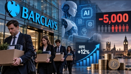 영국 바클레이스, AI 도입 속 5000명 감원…이익은 12% 증가