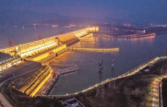 2020년 中 산샤 누적 발전량 1118억 킬로와트