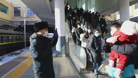 中 베이징행 K350 열차서 코로나19 감염자 5명 출현