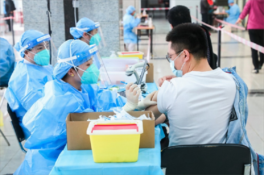中 다수 대학교, 코로나19 백신 접종 개시