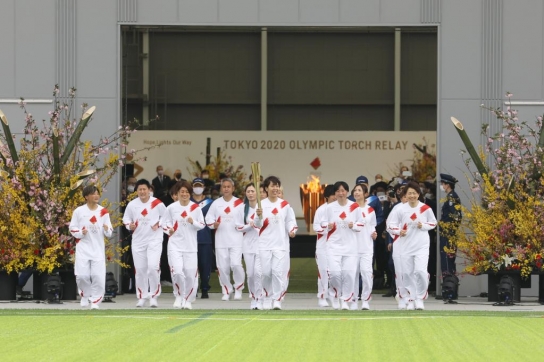 日 가고시마 6명의 올림픽성화봉송 요원 코로나19 양성 반응
