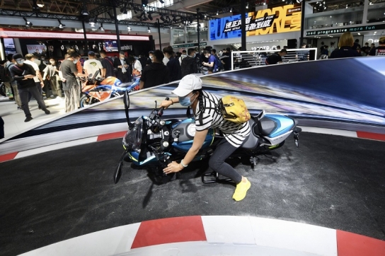 2021 베이징 국제 모터사이클 박람회 개막