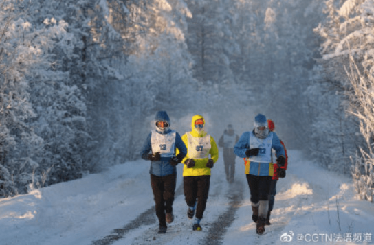 -53℃! 러시아, 세계에서 가장 추운 마라톤 개최