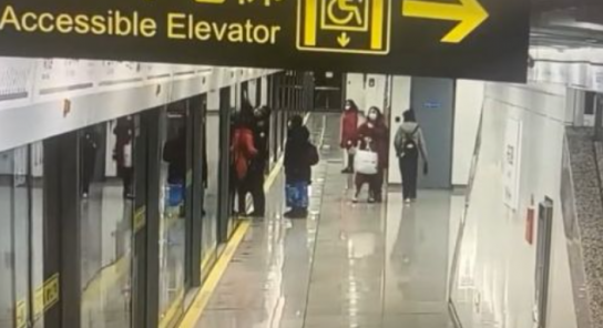 상하이 지하철서 70대女 스크린도어에 끼어 사망