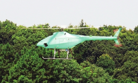 中, AR-500CJ 함재 무인헬기 첫 비행 성공