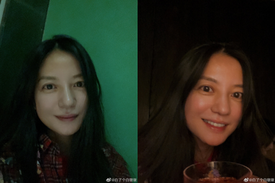 퇴출 1년 반, 47세 자오웨이 초췌한 얼굴로 팬들에게 인사