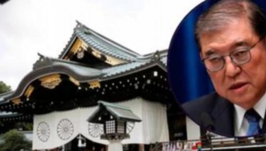 日총리 야스쿠니 신사에 공물 봉납, 국제사회 비판 재점화